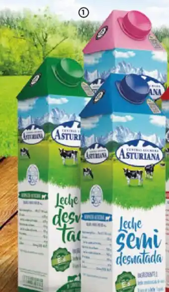 Alimerka C.L ASTURIANA Leche desnatada, entera, semidesnatada 0 0,0%, 1 litro oferta