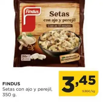 Alimerka FINDUS Setas con ajo y perejil, oferta