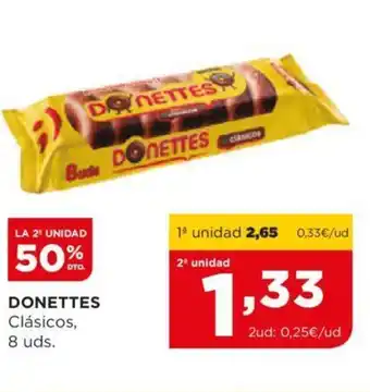 Alimerka DONETTES Clásicos, 8 uds. oferta