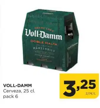 Alimerka VOLL-DAMM Cerveza, 25 cl. pack 6 oferta