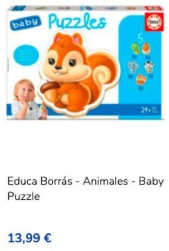 ToysRus Educa Borrás - Animales - Baby Puzzle oferta