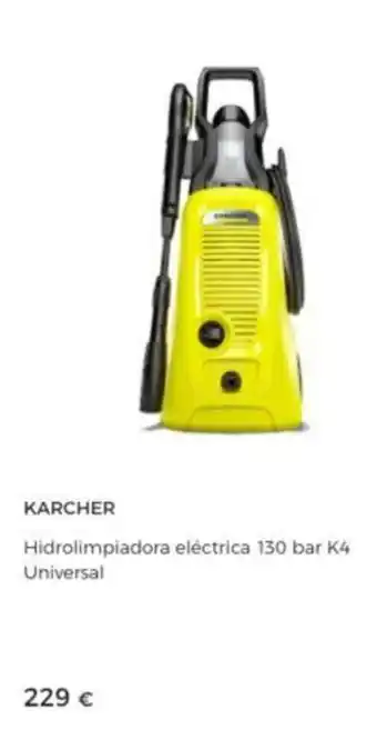 BriCor Karcher Hidrolimpiadora eléctrica 130 bar K4 Universal oferta