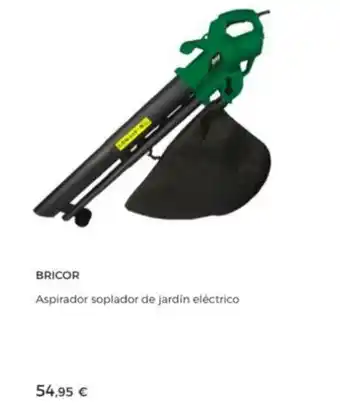 BriCor Bricor Aspirador soplador de jardin eléctrico oferta