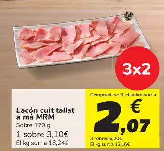 Carrefour MRM Lacón cuit tallat a mà Sobre 170g oferta