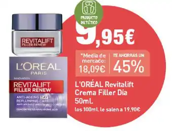 PrimaPrix L'Oreal Revitalift Crema Filler Dia 50ml oferta