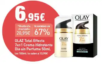 PrimaPrix Olay Total Effect 7en1 Crema Hidratante Dia sin Perfume 50ml oferta
