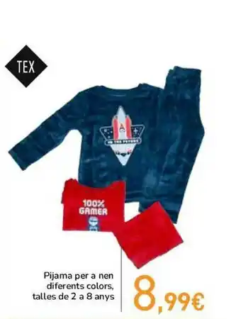 Andorra 2000 Pijama Per A Nen Tex oferta