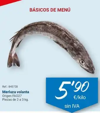 Merluza volanta 3kg