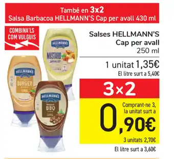 Carrefour Hellmann's Salses Cap per avall 250ml oferta
