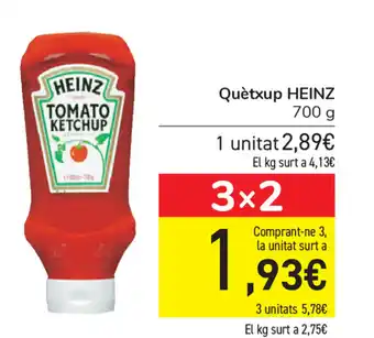 Carrefour Heinz Quètxup 700g oferta