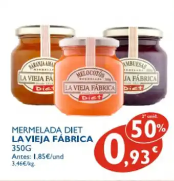Supermercados La Despensa La Vieja Fabrica Mermelada Diet 350g oferta