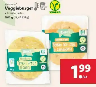 Lidl Hamburguesas de tofu oferta