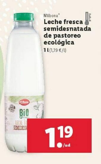 Lidl Leche fresca oferta