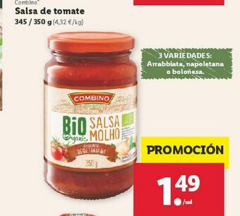 Lidl Salsa de tomate oferta
