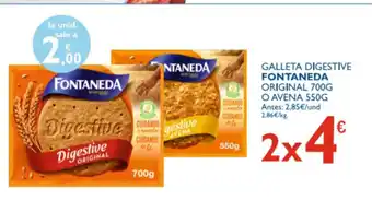 Supermercados La Despensa Fontaneda Galleta Digestive Original 700g o Avena 550g oferta