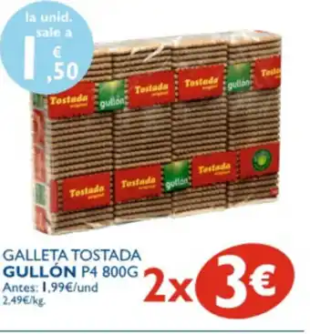 Supermercados La Despensa Gullón Galleta Tostada 800g oferta