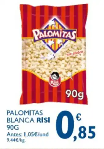 Supermercados La Despensa Risi Palomitas Blanca 90g oferta