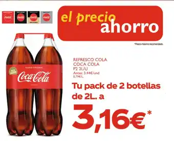 Supermercados La Despensa Coca Cola Refresco Cola 2l oferta