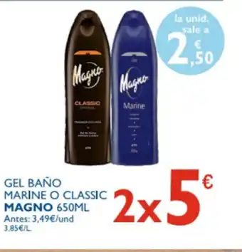 Supermercados La Despensa Magno Gel Baño Marine o classic 650ml oferta