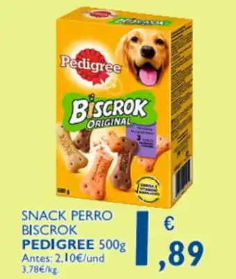 Supermercados La Despensa Pedigree Snack Perro Biscrok 500g oferta
