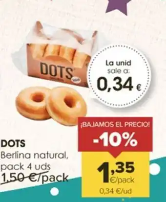 Autoservicios Familia DOTS Berlina natural oferta