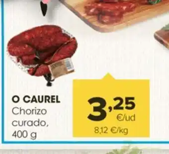 Autoservicios Familia O CAUREL Chorizo curado, oferta