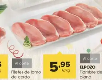Autoservicios Familia Filetes de lomo de cerdo oferta