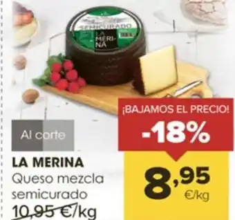 Autoservicios Familia LA MERINA Queso mezcla semicurado oferta