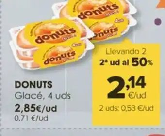 Autoservicios Familia DONUTS Glacé, 4 uds oferta