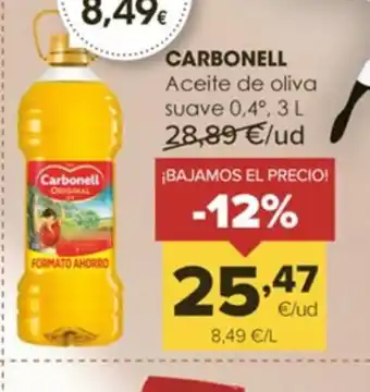Autoservicios Familia CARBONELL Aceite de oliva oferta