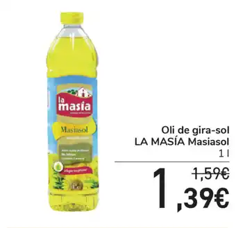 Carrefour La Masía Masiasol Oli de gira-sol 1L oferta