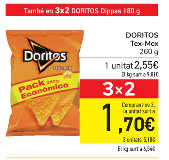 Carrefour Doritos Tex-Mex 260g oferta