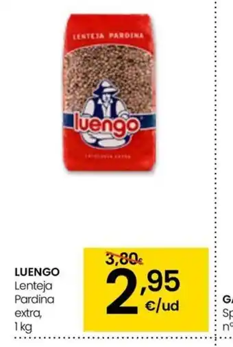Eroski LUENGO Lenteja Pardina extra, 1kg oferta