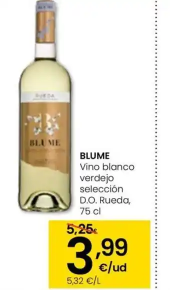 Eroski BLUME Vino blanco verdejo selección D.O. Rueda, 75 cl oferta