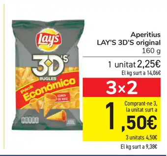 Carrefour Lay's 3D'S Aperitius Original 160g oferta