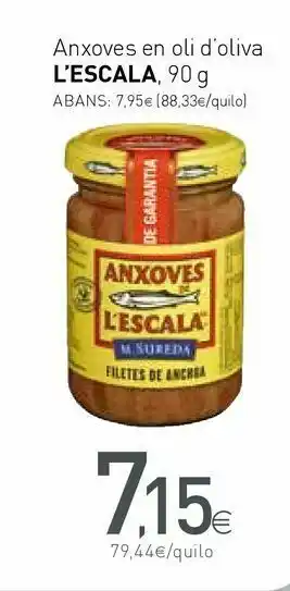 Condis Anchoas l'escala oferta