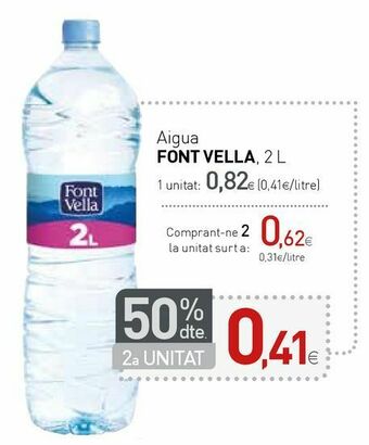 Agua font vella