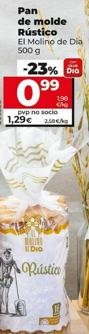 Dia Pan de molde dia oferta