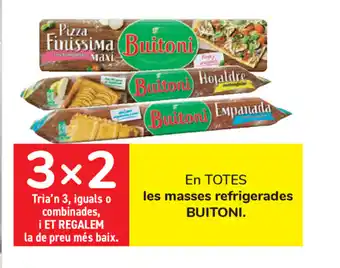 Carrefour Buitoni les masses refrigerades oferta