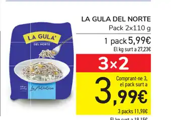 Carrefour La Gula Del Norte Pack 2x110g oferta