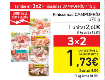 Carrefour Campofrío Finíssimas 170g oferta