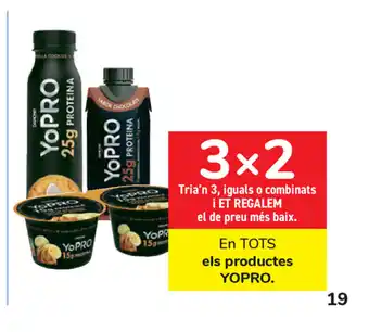 Carrefour Yopro En Tots els productes oferta