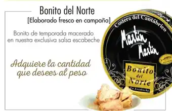Martín Martín Bonito del Norte (Elaborado fresco en campaña) oferta