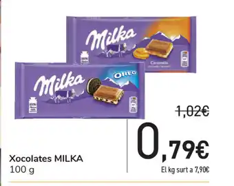 Carrefour Milka Xocolates 100g oferta