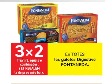 Carrefour Fontaneda galetes Digestive oferta