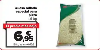 Carrefour Queso rallado especial para pizza oferta