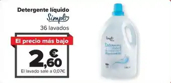 Carrefour Detergente líquido oferta