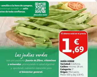 Alcampo JUDÍA VERDE oferta