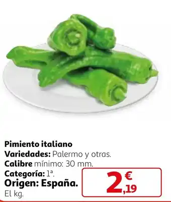 Alcampo Pimiento italiano oferta