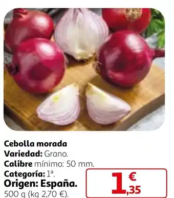 Alcampo Cebolla morada oferta